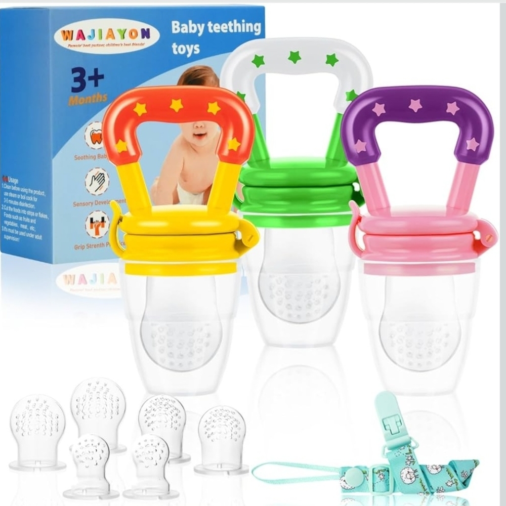 Baby Fruit Feeder/Fresh Food Feeder Pacifier (3 Pack)